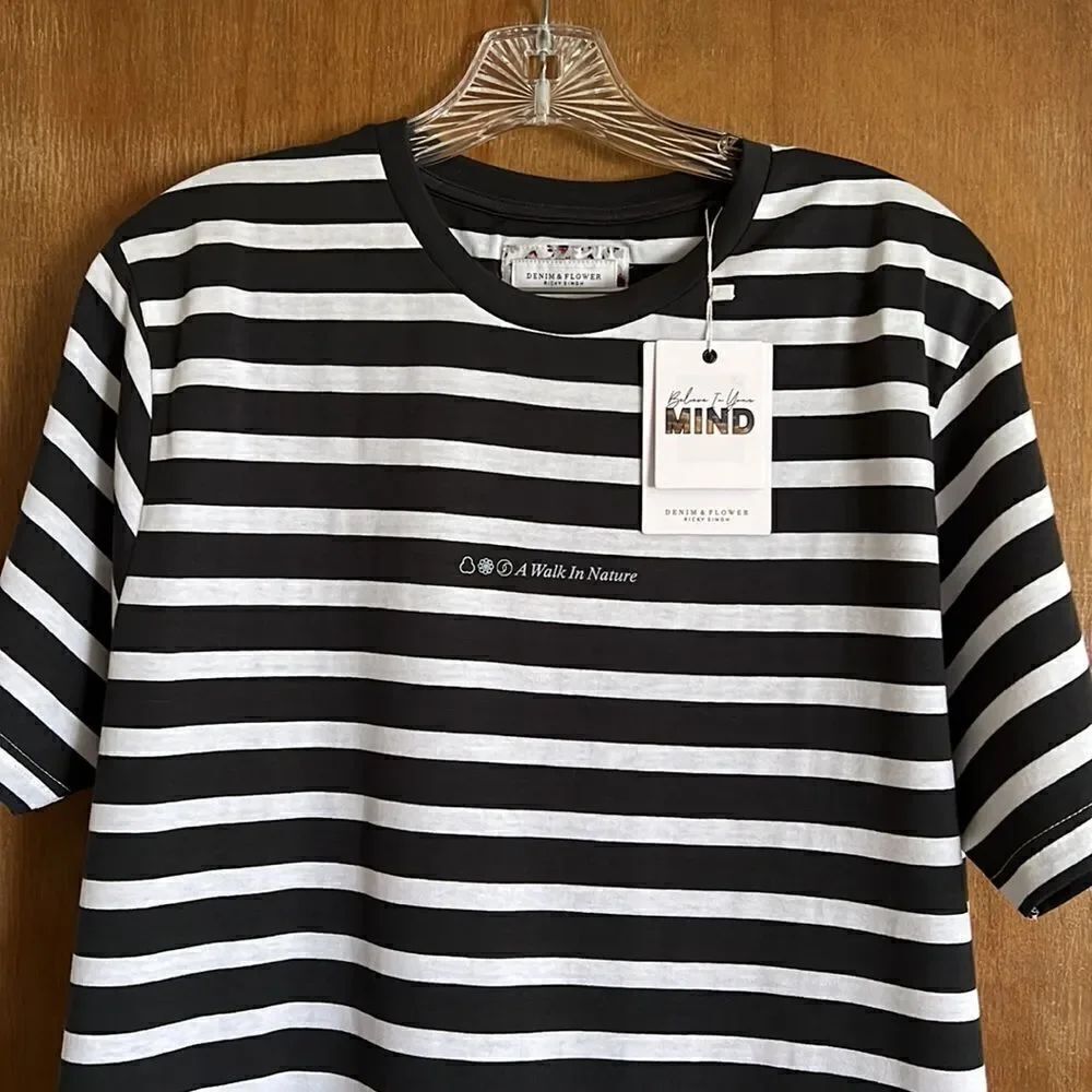 Denim & Flower S/S Striped Tee - Picture 2 of 9